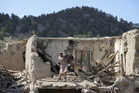 Disease concern for survivors of Afghanistan earthquake