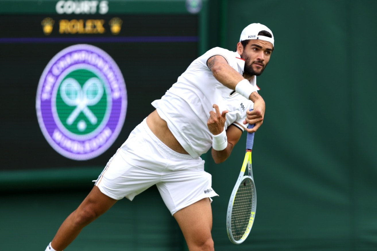 Matteo Berrettini has had to pull out of Wimbledon following a COVID-19 positive test. 