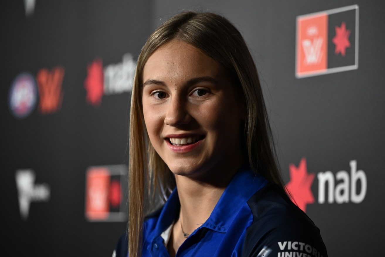 Midfielder Montana Ham was chosen as the AFLW's No.1 draft pick by Sydney on Wednesday.