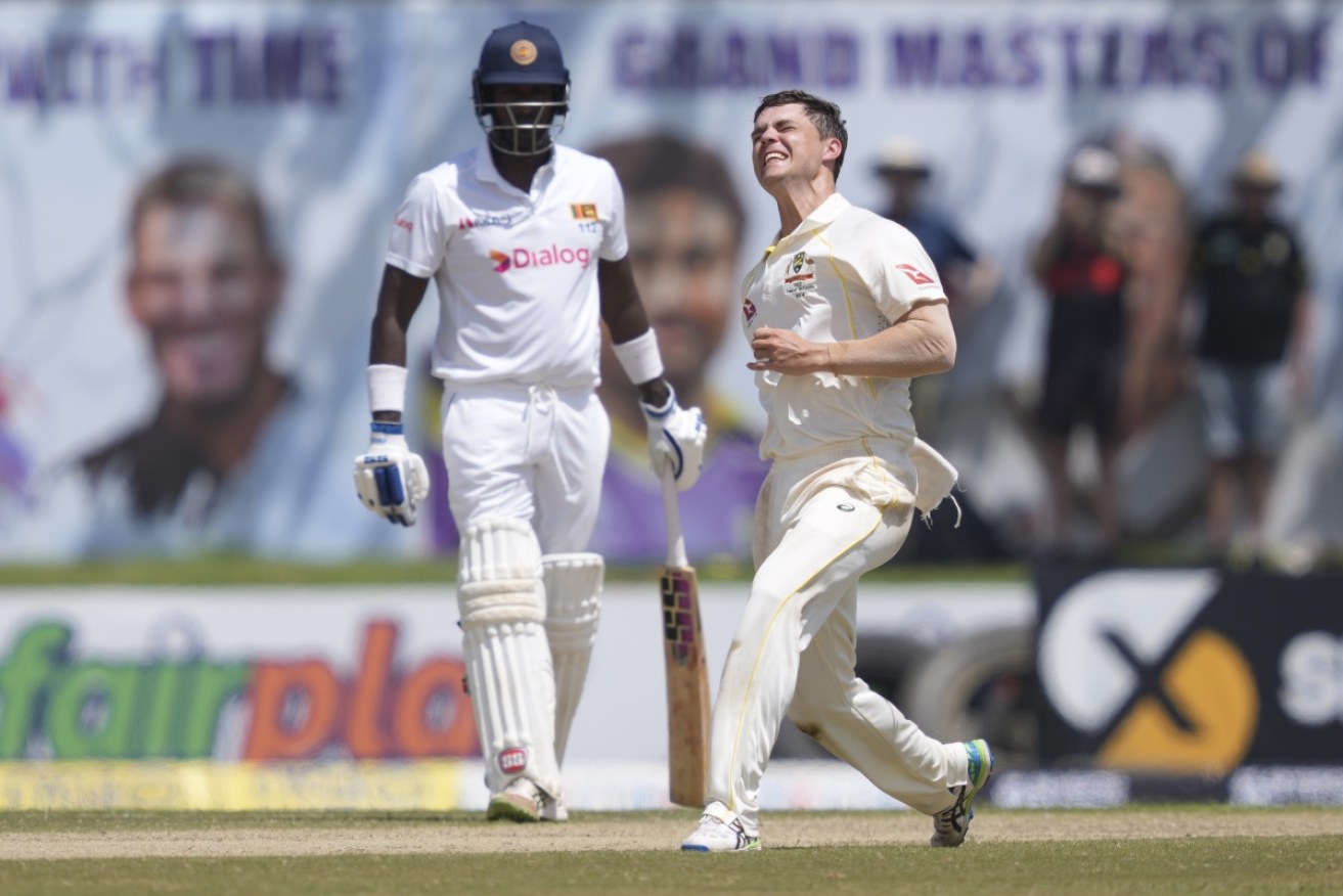 Shane Warne would have been proud as leggie Mitchell Swepson took three wickets against Sri Lanka.