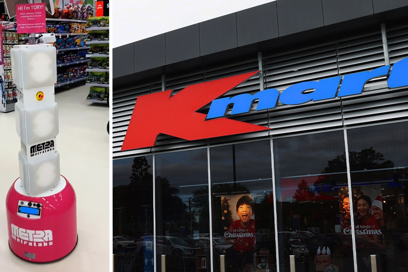 Kmart has begun rolling out robots in its stores. 