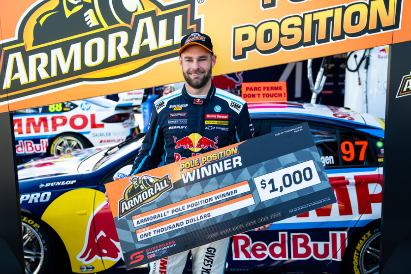 Shane van Gisbergen claimed pole position - and the chequered flag after a masterclass drive. <i>Photo: Getty</i>