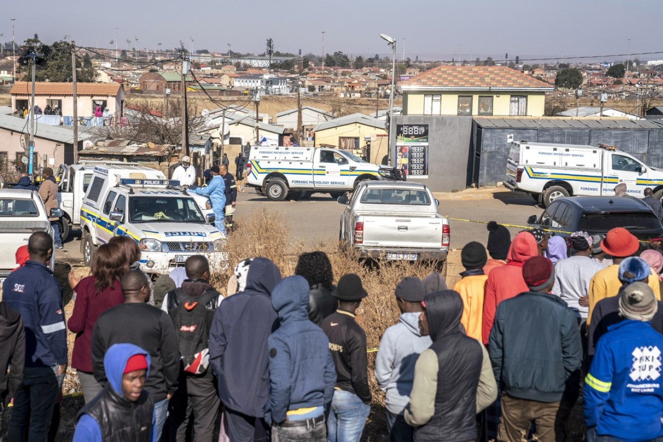Fifteen people have been killed in a bar shooting in Johannesburg's Soweto township.