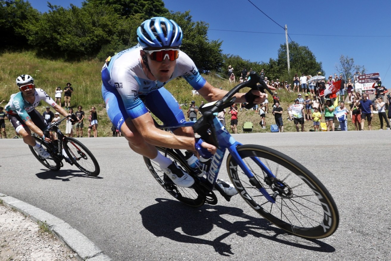 Luke Durbridge is out of the Tour de France ahead of the 10th stage after a positive COVID test. 
