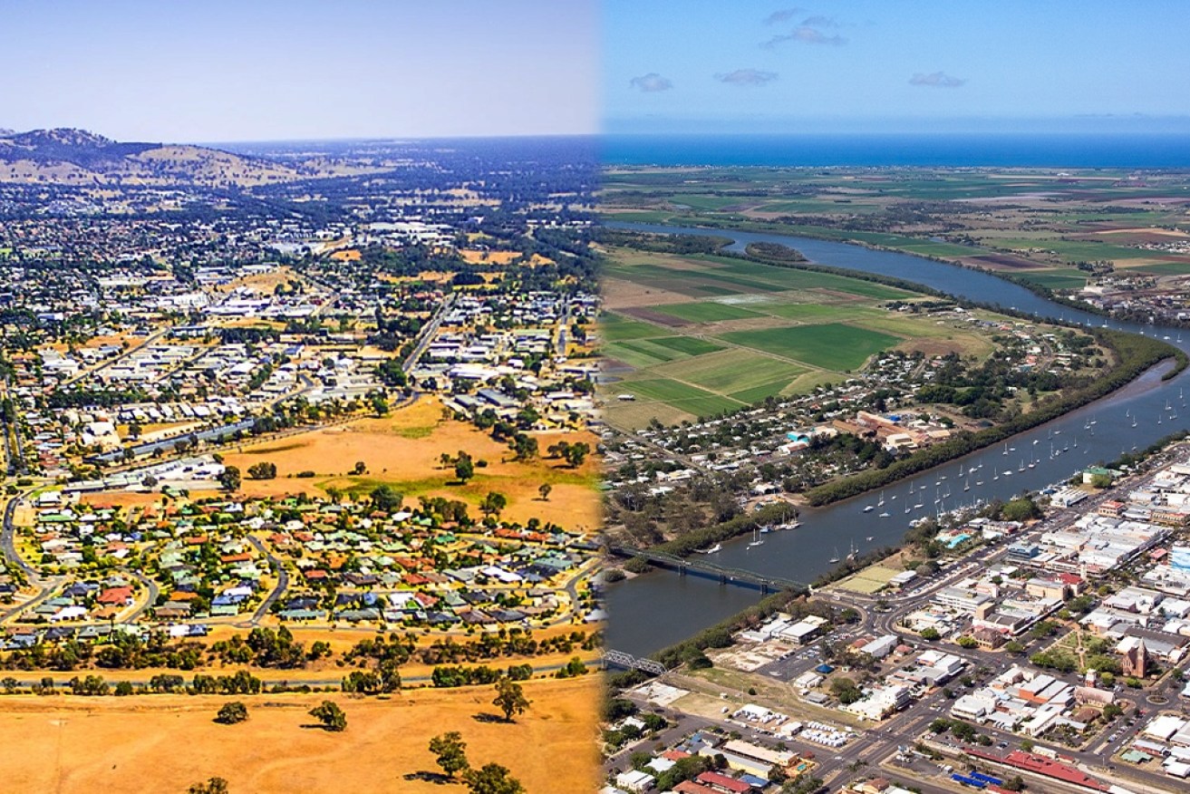 Property prices in Bundaberg (QLD) and Wodonga (VIC) are tipped to rise further.