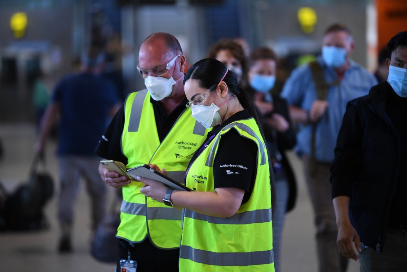 Biosecurity officers will step up the number of inquiries of passengers in airport baggage halls.