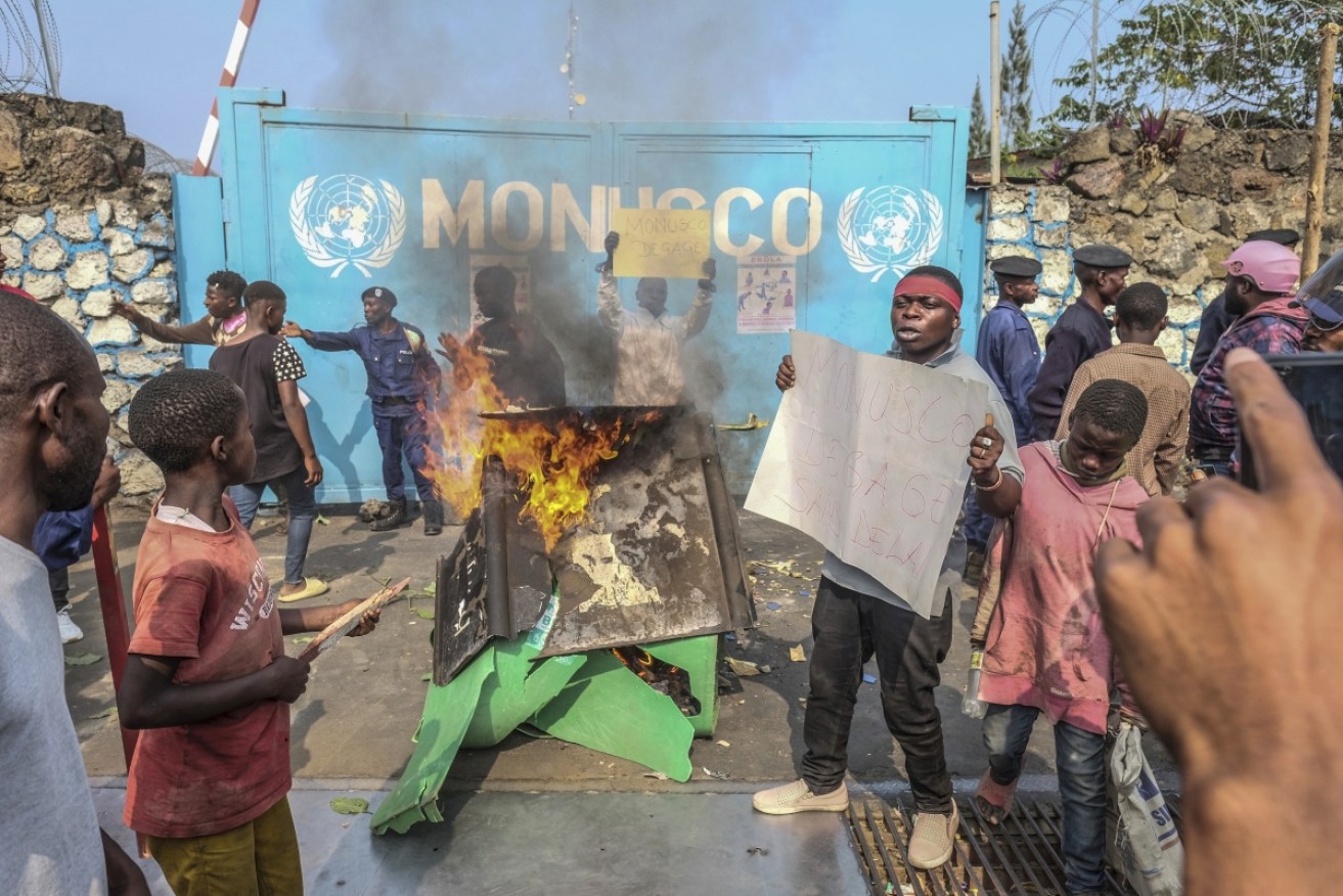 Protests demanding the withdrawal of a UN mission from DR Congo have left at least 15 people dead.