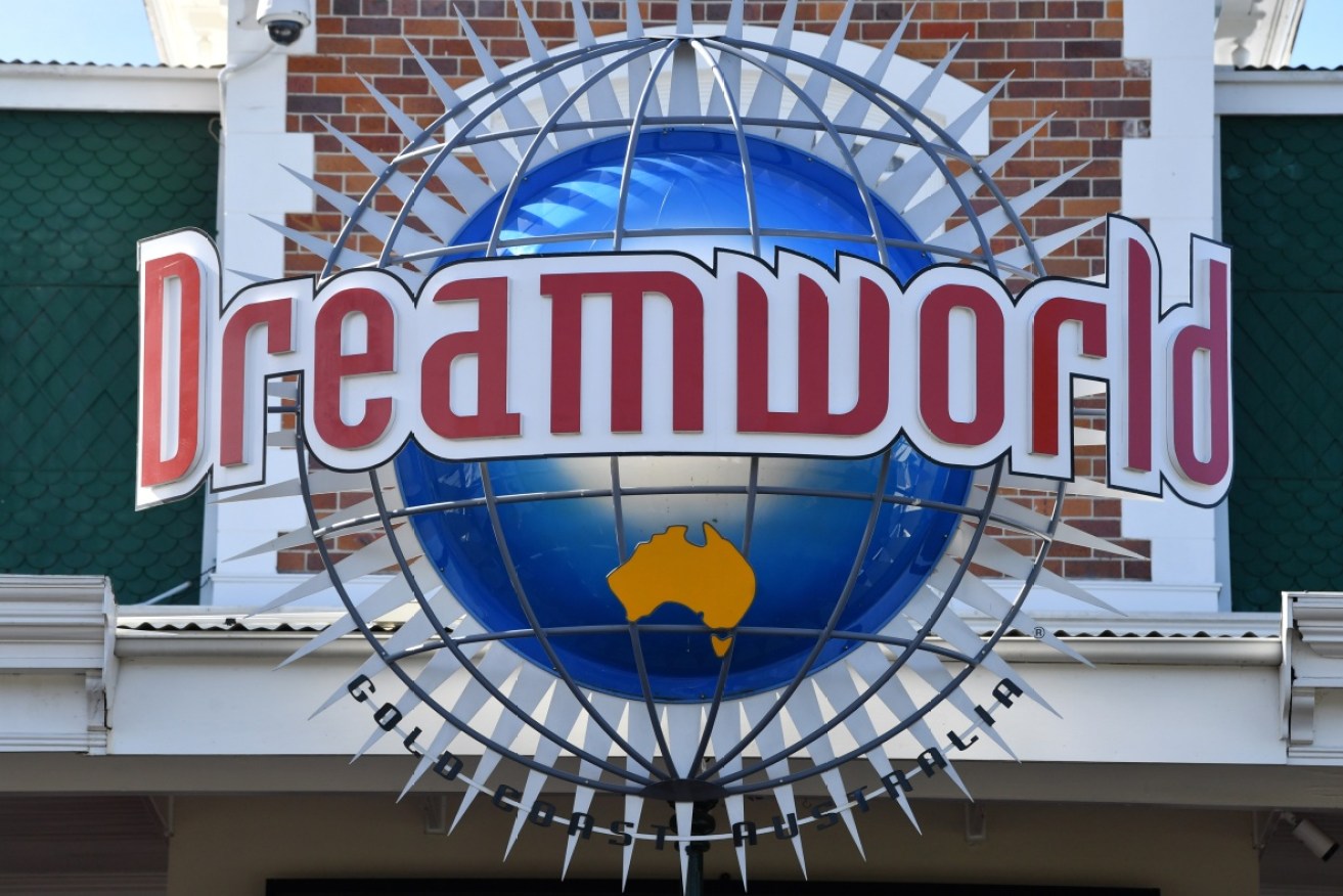 A tiger has attacked an animal handler at the Gold Coast theme park, Dreamworld, leaving them hospitalised.