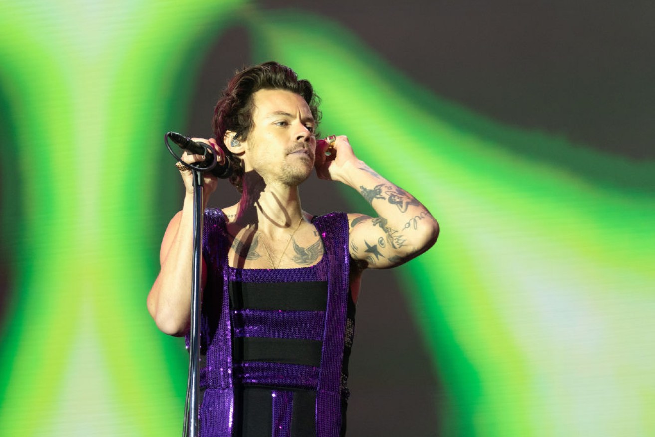 Harry Styles at Radio 1's Big Weekend 2022 at the War Memorial Park on May 29 in Coventry, England. 