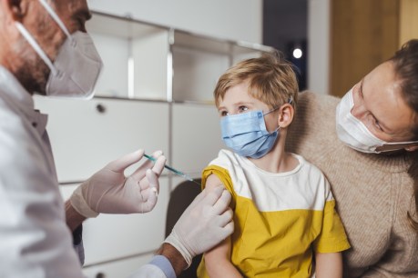 Fewer COVID-19 vaccine side effects for kids