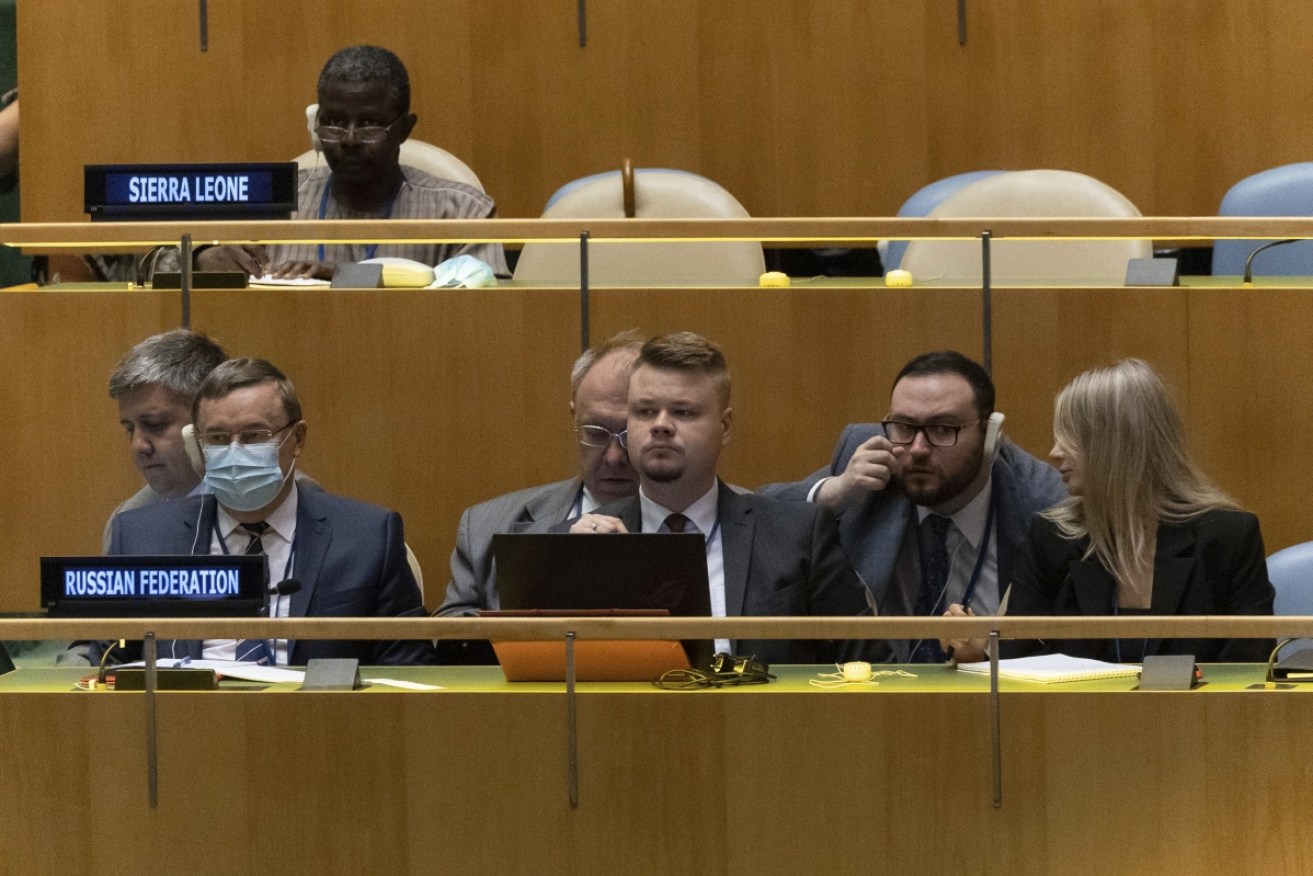 The Russian delegation issued the warning during the UN's nuclear non-proliferation conference.