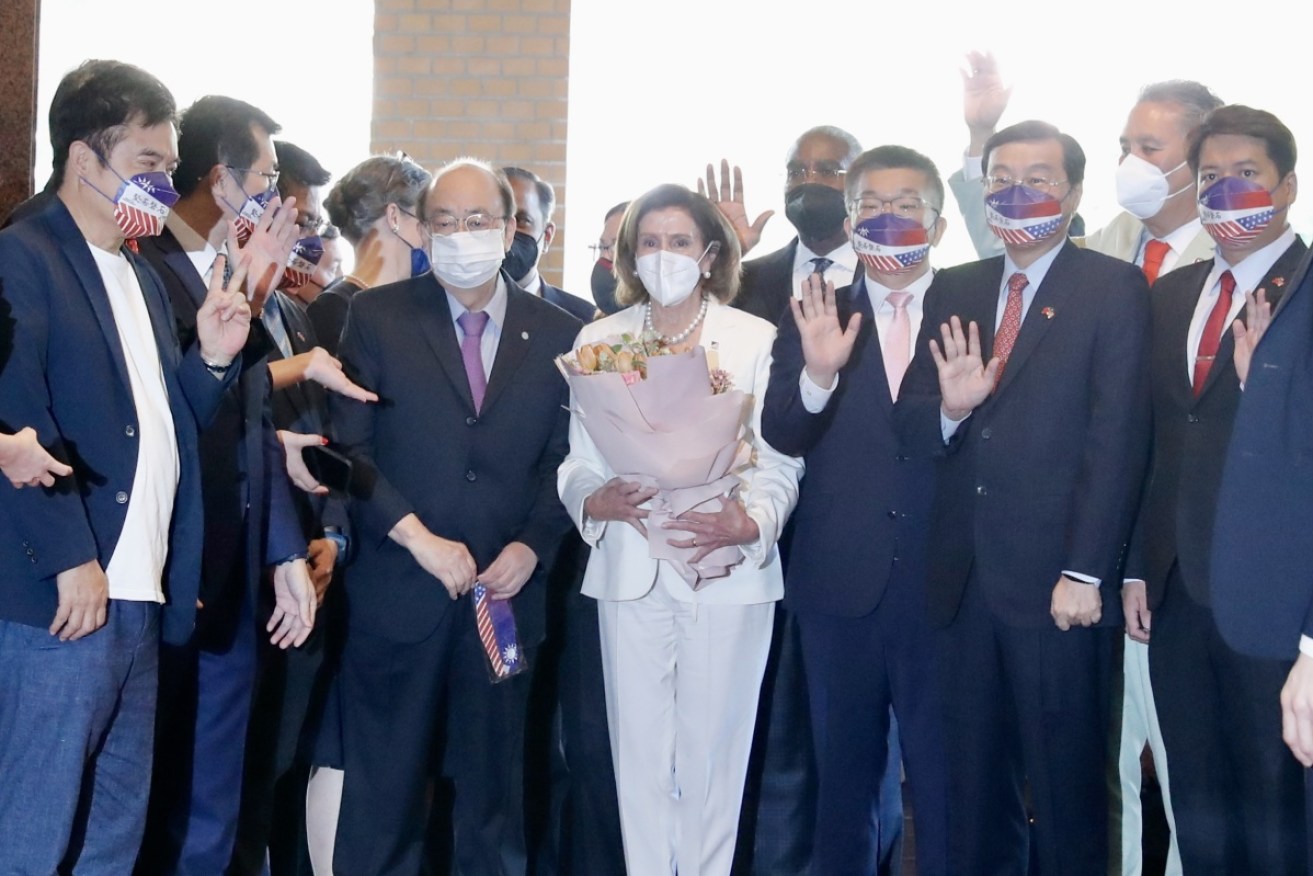 US Speaker Nancy Pelosi's recent visit enraged China and led to a massive display of military strength. <i>Photo: AAP</i>