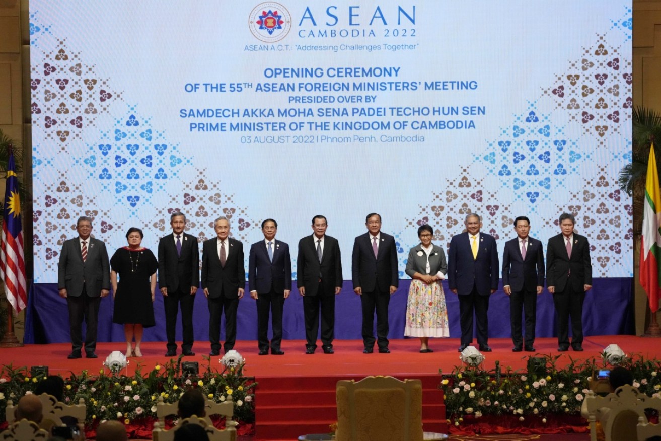 ASEAN’s foreign ministers are meeting in Cambodia to discuss sometimes divisive regional issues. 