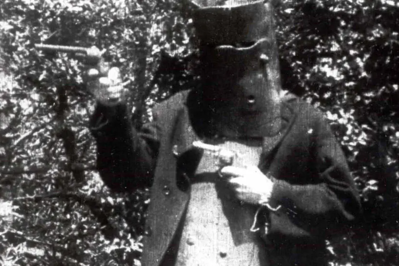 Ned Kelly blasted his way into cinema history in 1906 with the world's first feature-length film. 