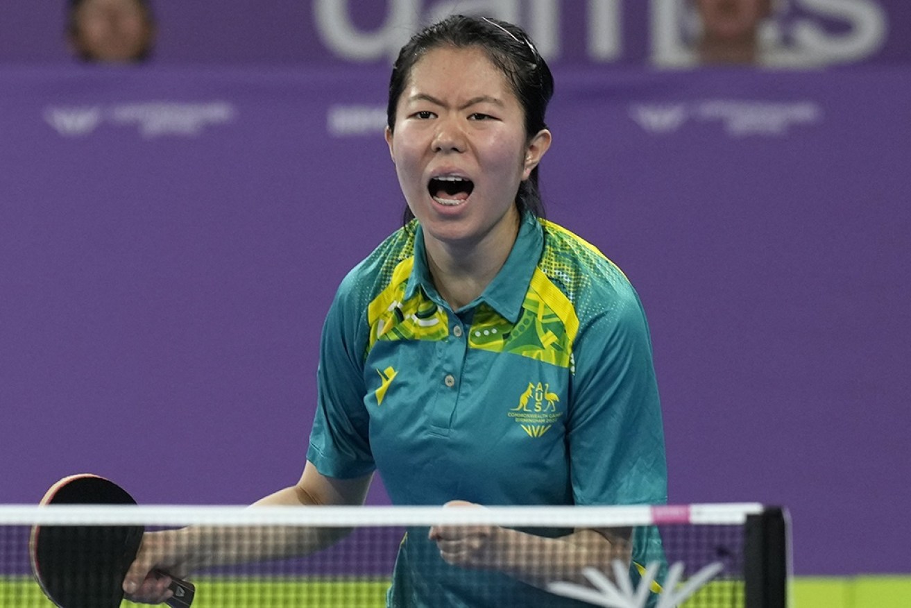 Yangzi Liu has won a bronze medal for Australia in the women's singles at the Commonwealth Games. 