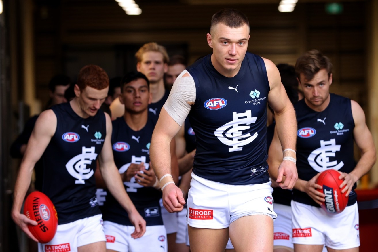 Patrick Cripps can continue to lead his Carlton team out after his two-game AFL ban was overturned. 
