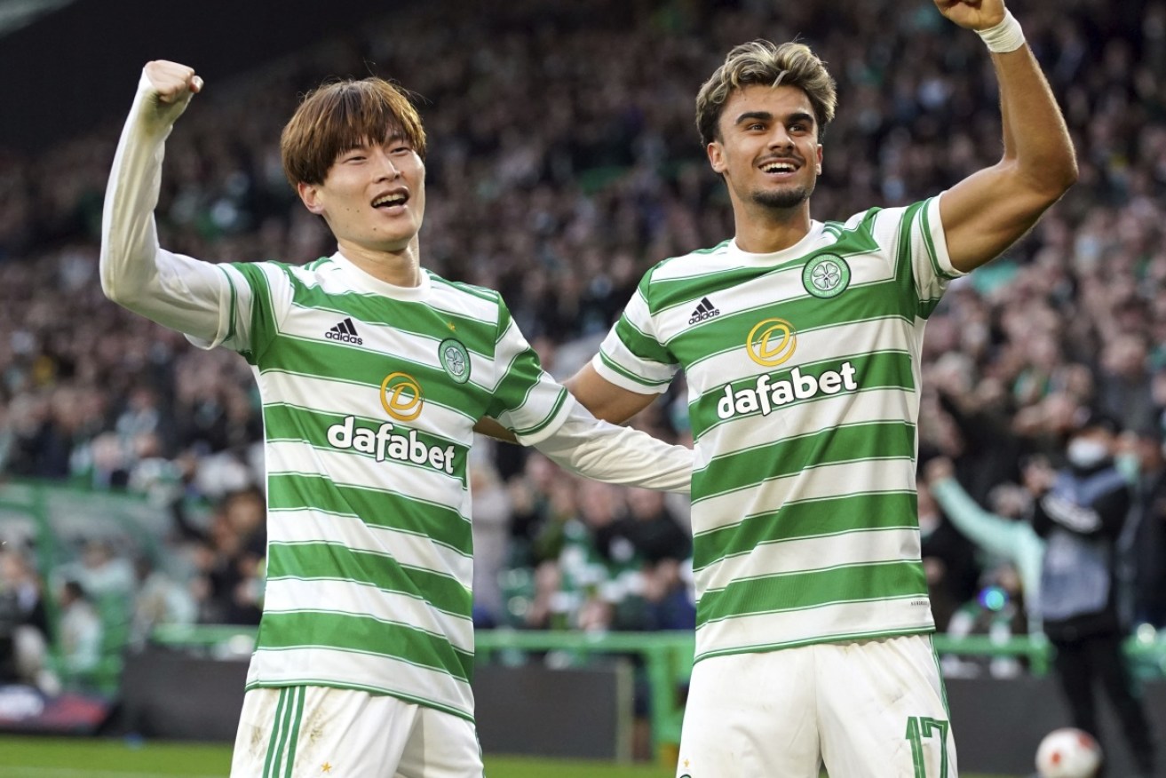 Kyogo Furuhashi and Jota were on the scoresheet in Celtic's five-goal romp on Sunday. 