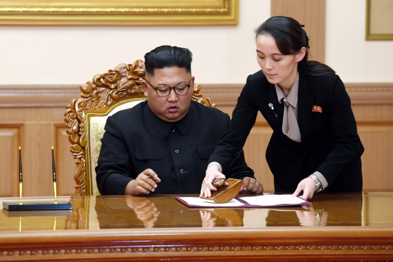 The influential sister of North Korean leader Kim Jong-un has made insult-laden threats against South Korea.