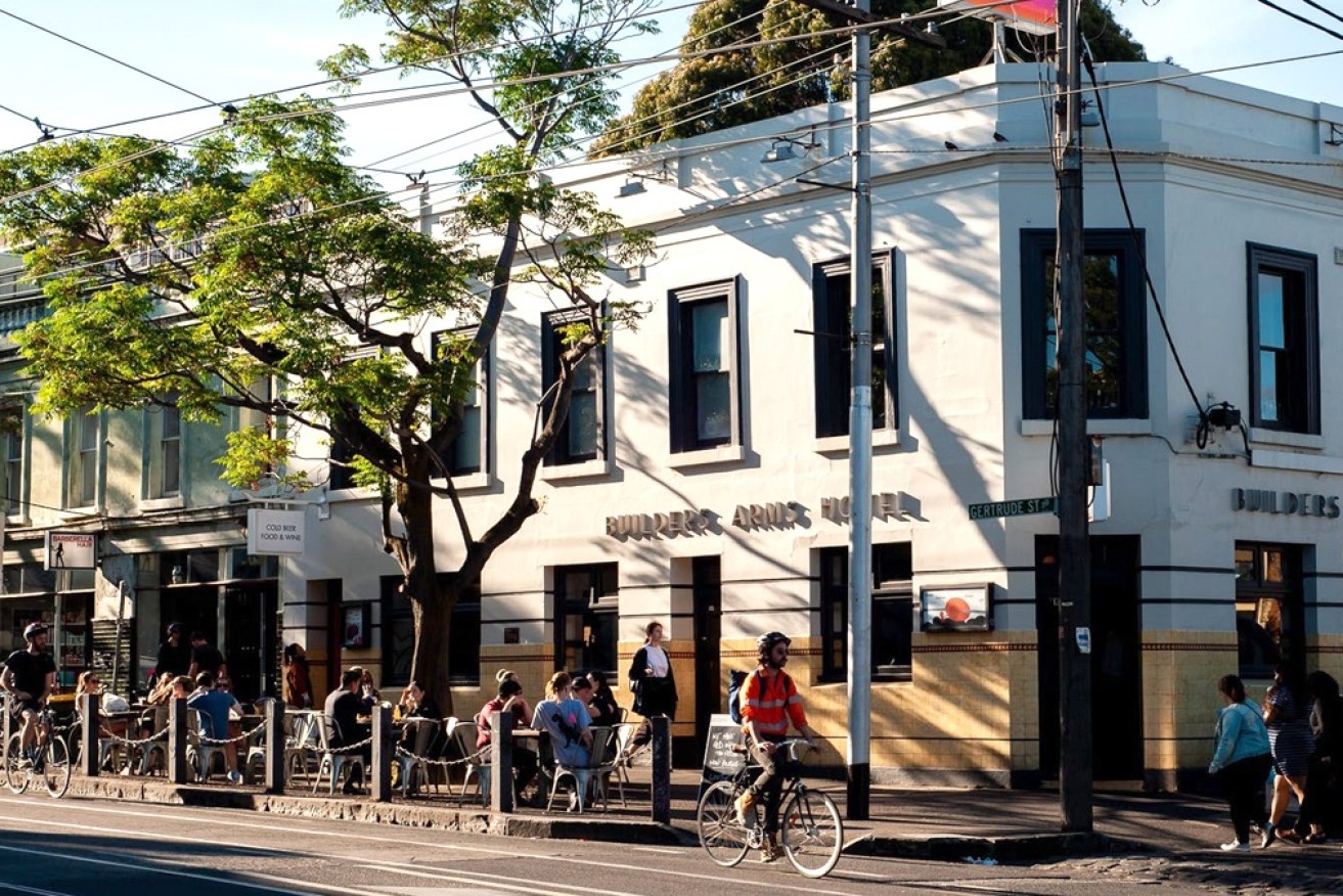 Gertrude Street takes out the second spot for its "peaceful vibe".