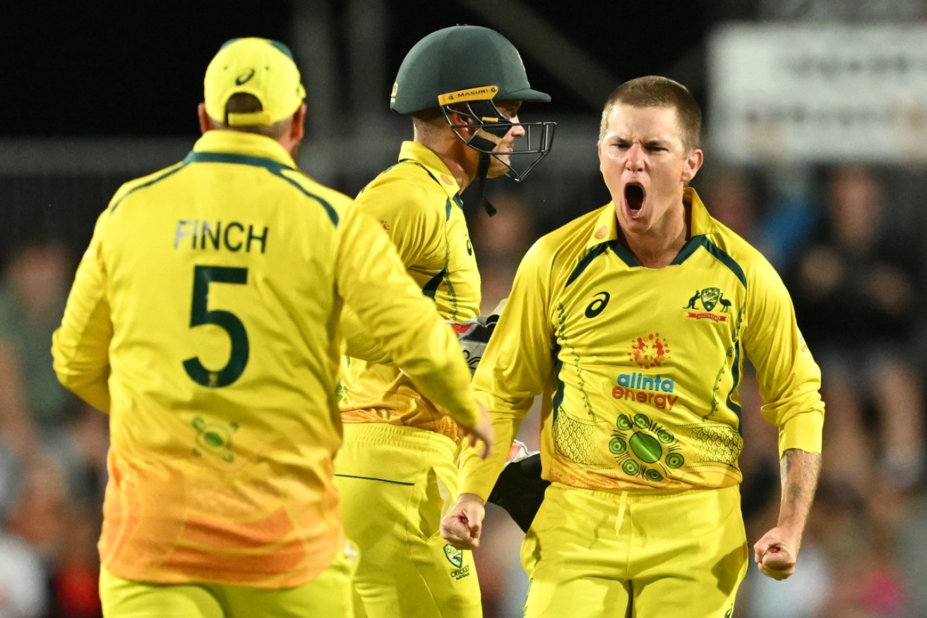Adam Zampa took 5-35 as Australia thrashed New Zealand by 113 runs in the second ODI in Cairns.