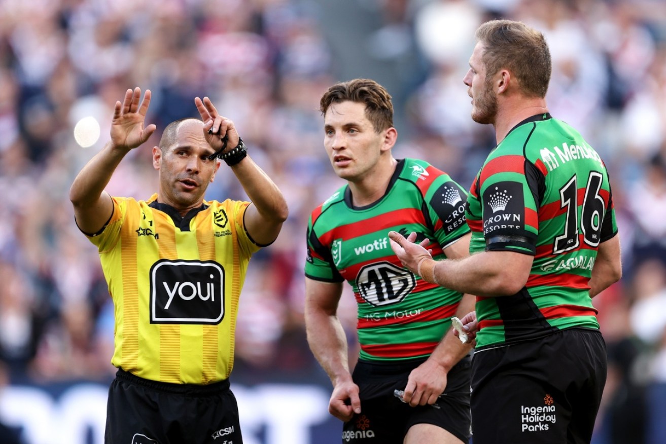 Thomas Burgess is among three Rabbitohs facing possible disciplinary action. 