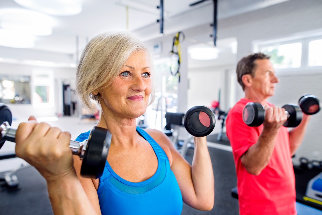 Strength training protects you against muscle and bone loss as you age. 
