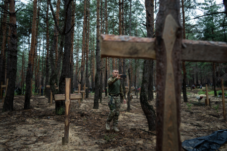 Scenes of horror as Ukraine finds ‘hundreds’ of victims murdered by Russians
