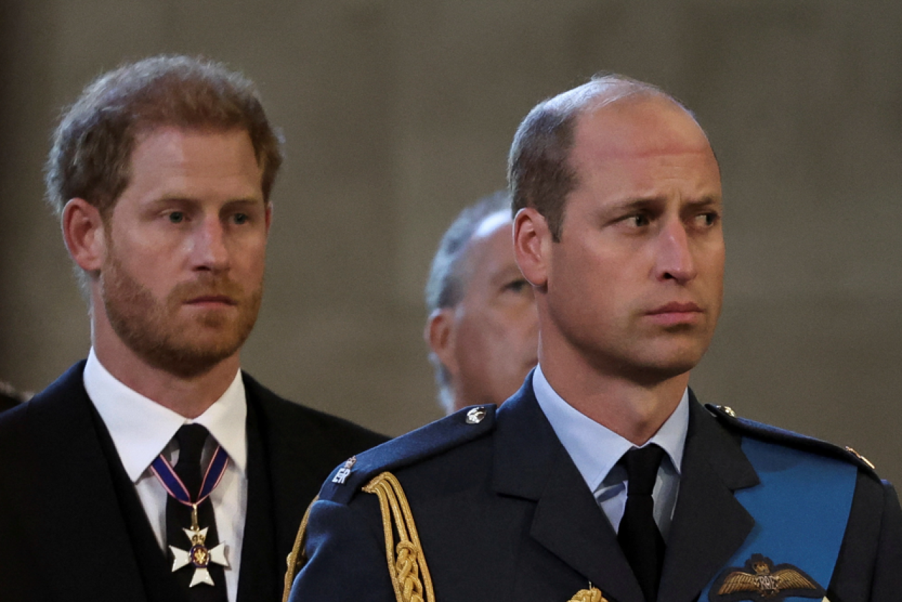 The estranged princes will join in silence to honour their grandmother. <i>Photo: ap</I>