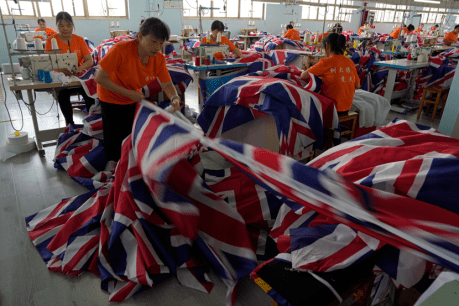 Factory hits Union Jackpot making flags for the Queen