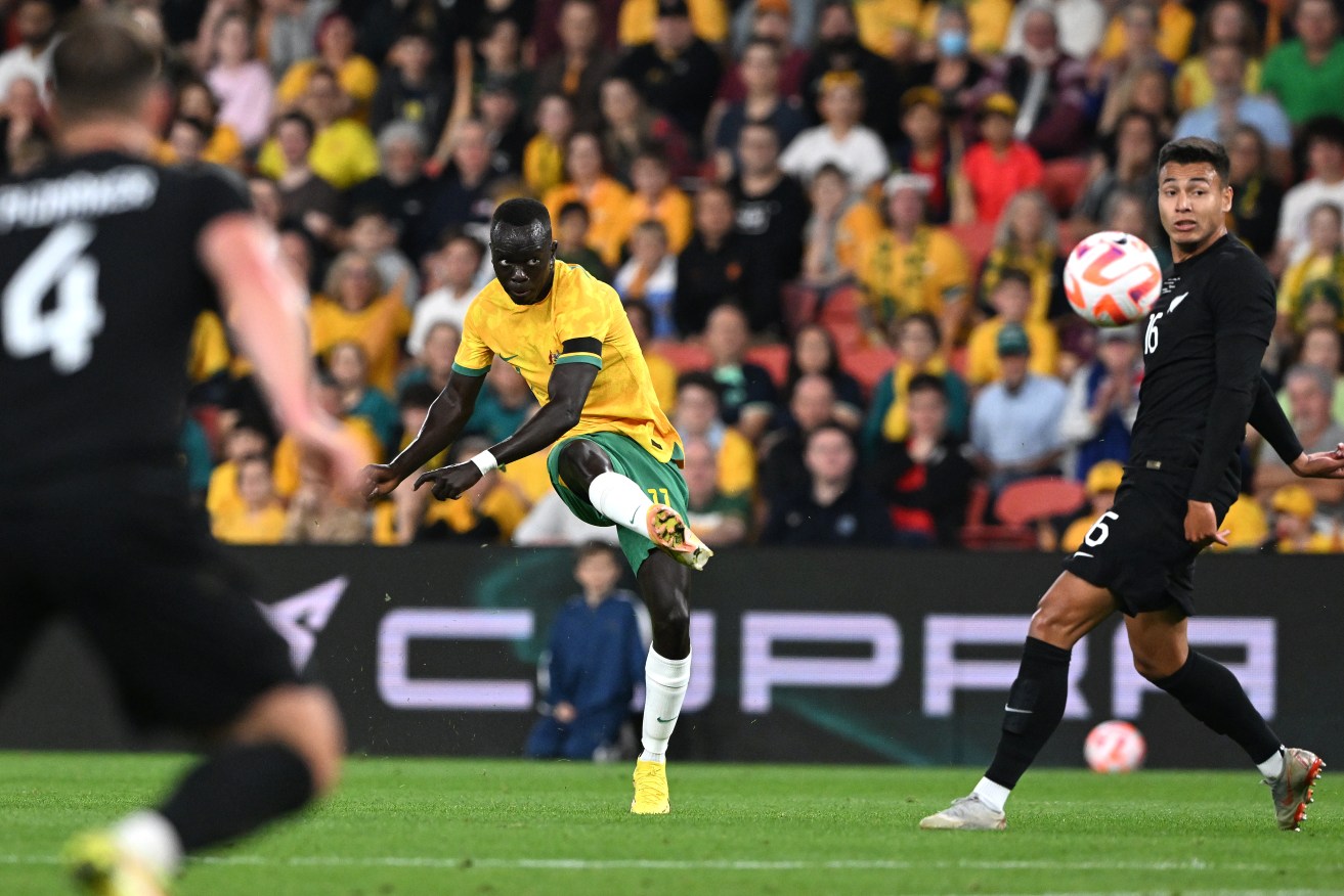 Awer Mabil impressed and scored the goal in the Socceroos' 1-0 win over New Zealand. 