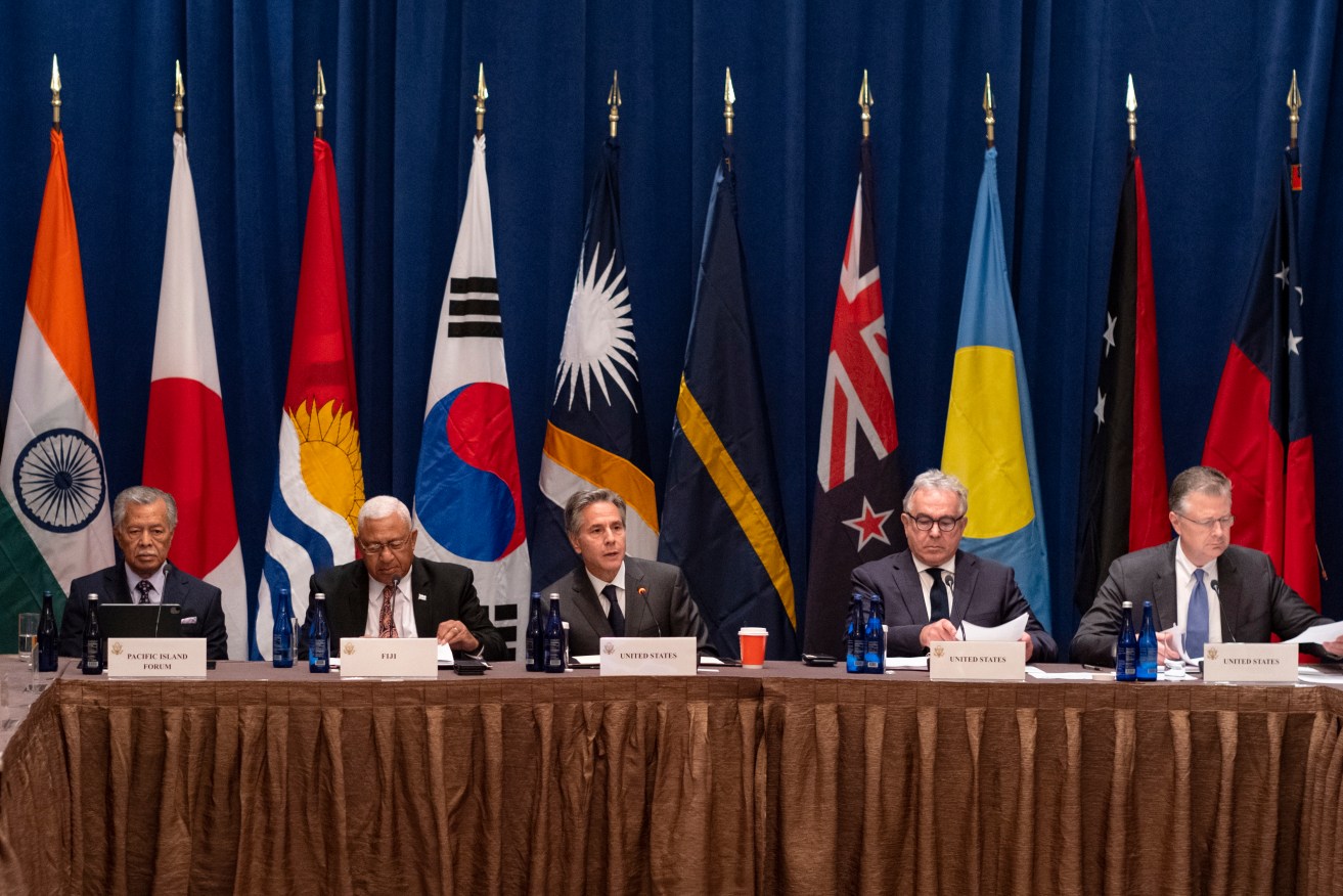 A meeting of the Partners In The Blue Pacific, which includes Australia, has been held at the UN.