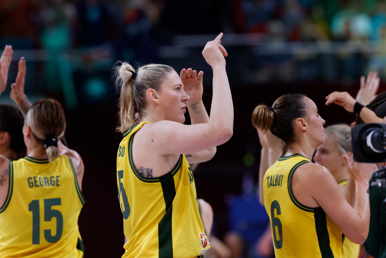 Australia has beaten Serbia 69-54 in their Group B game at the FIBA Women's World Cup in Sydney. 