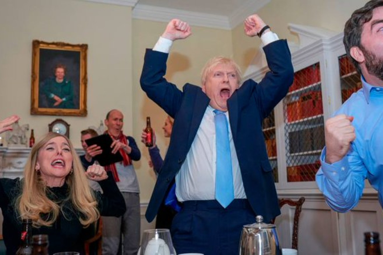 Kenneth Branagh as former British Prime Minister Boris Johnson.