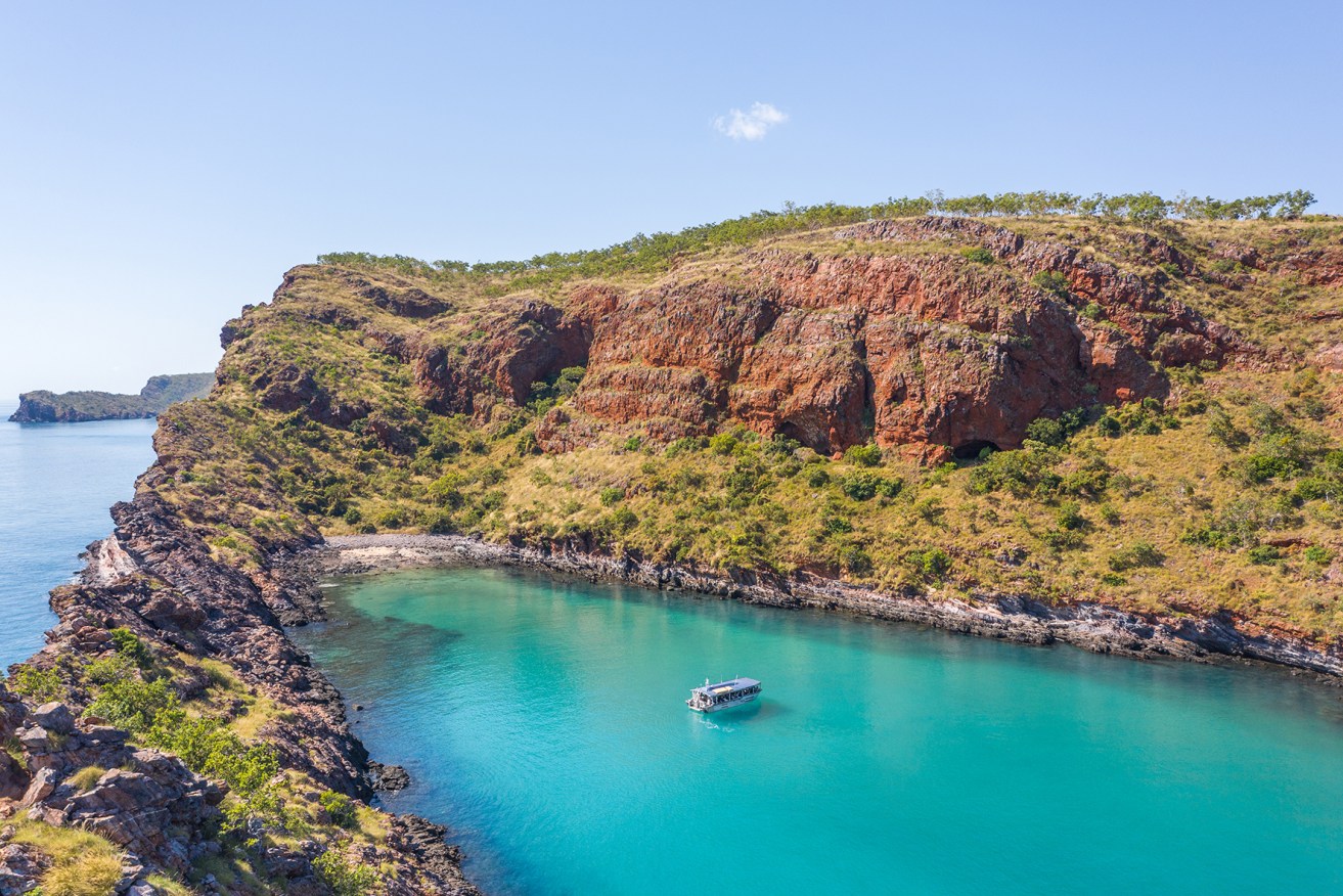 Coral Expeditions runs cruises to the Kimberley from April to September.