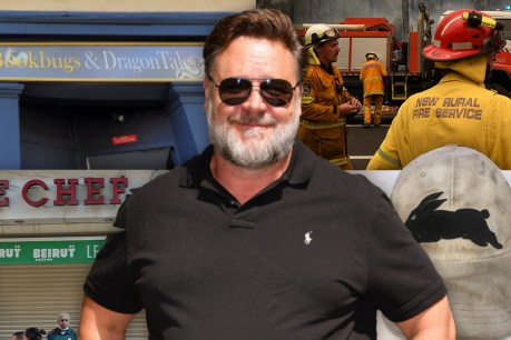 Russell Crowe chips in with ‘bonkers’ donation 