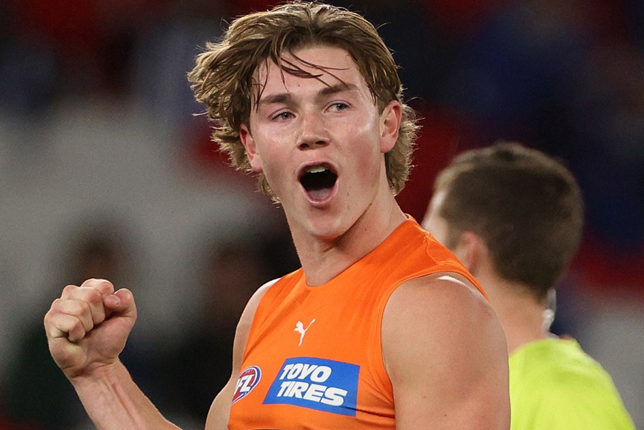 At 20, former GWS player Tanner Bruhn helps lower Geelong's age demographic. 