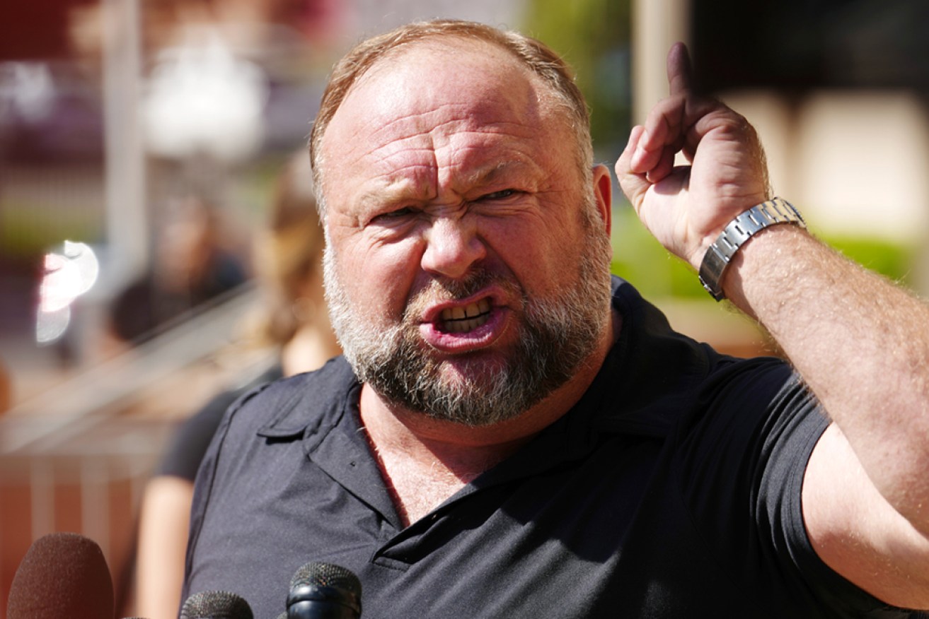 Alex Jones claimed a school shooting was part of a government plot to seize Americans' guns.