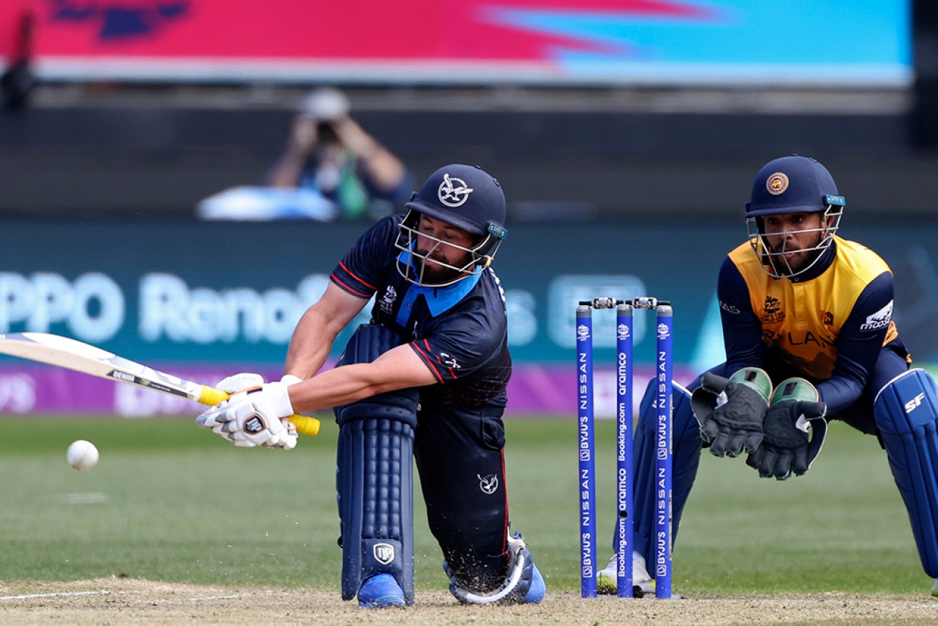 Jan Frylinck starred in Namibia's shock T20 World Cup win over Sri Lanka in Geelong on Sunday.