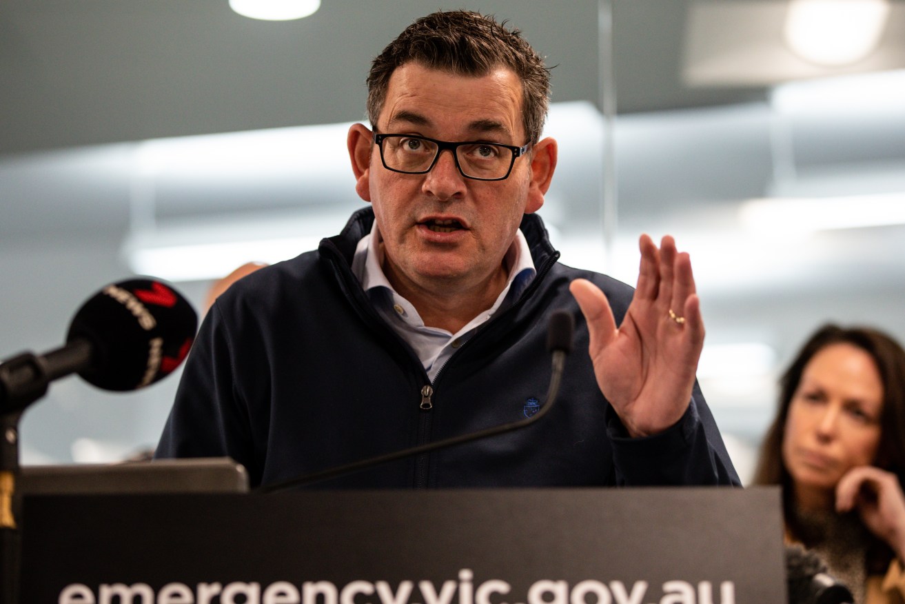 Daniel Andrews 56 seats at the final tally shades the Coalition's 31. <i>Photo: AAP</i>