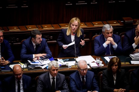 New Italian PM Meloni predicts tough times