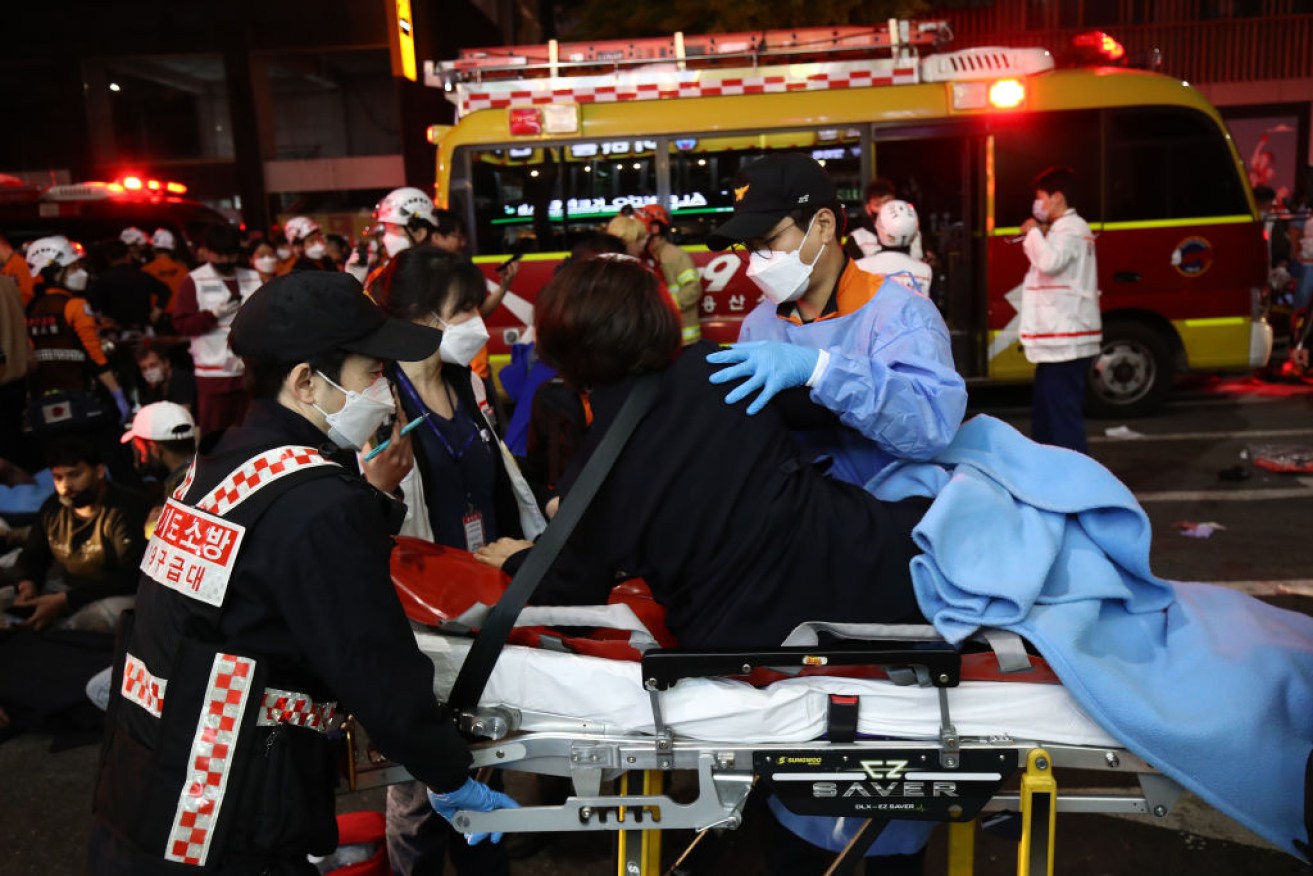 Halloween festivities proved deadly in South Korea over the weekend.