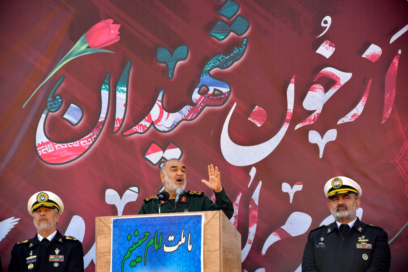 ranian General Hossein Salami warned anti-government protesters to stop rioting.