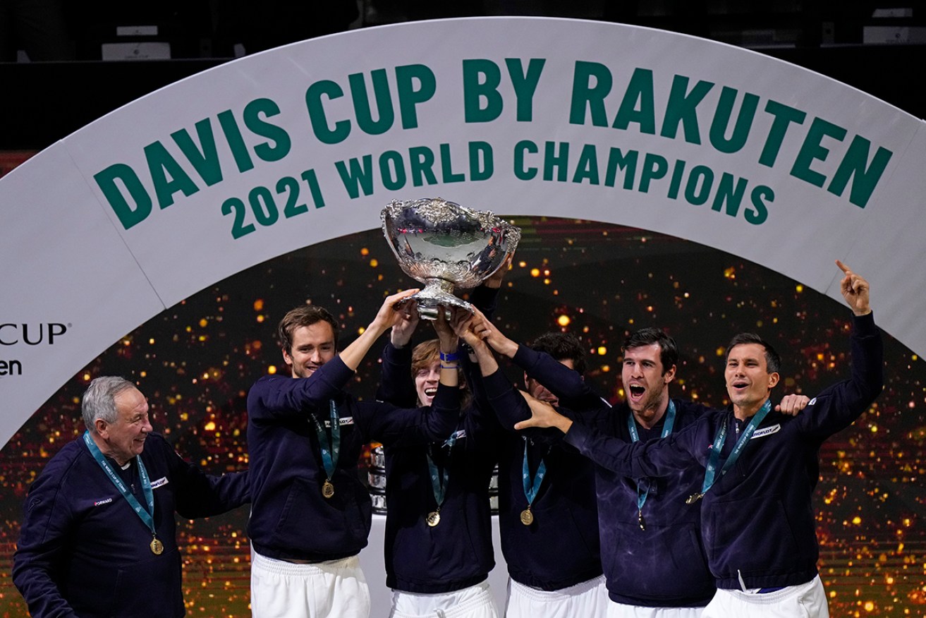 The Davis Cup, up for grabs in Spain in November, will become part of the ATP Tour in 2023.