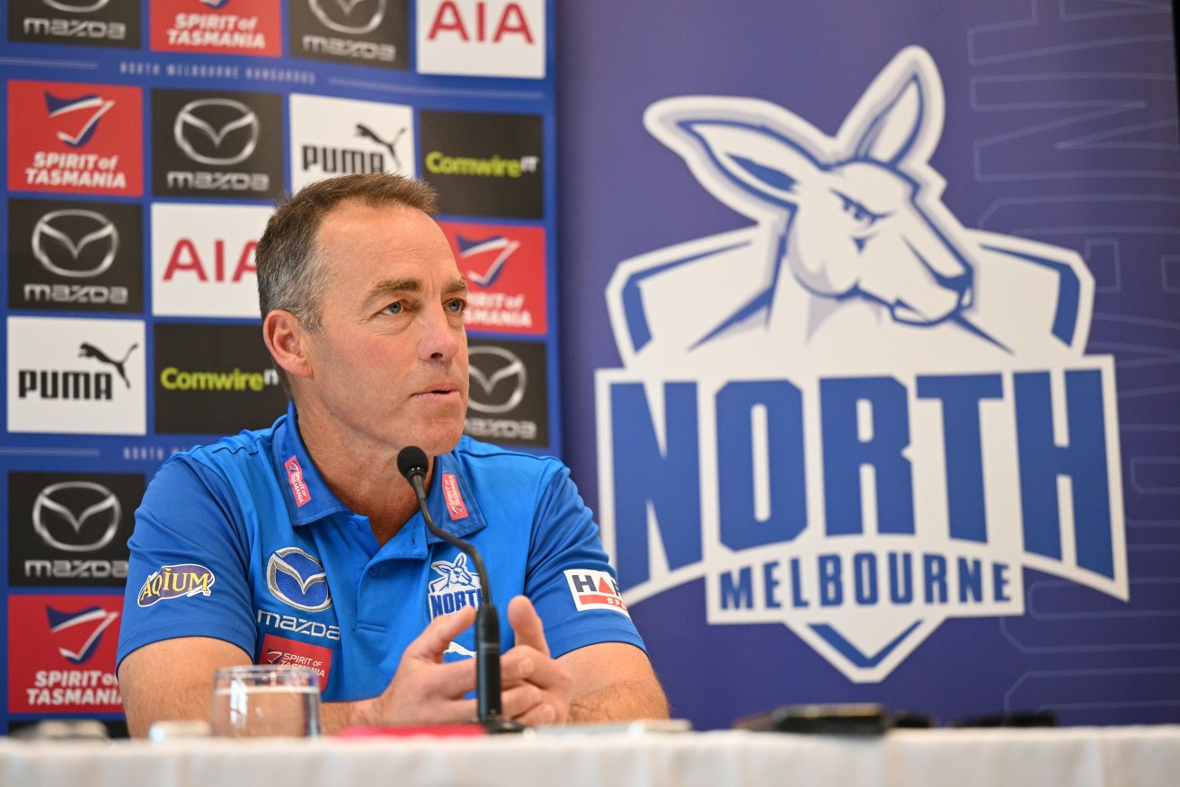 North Melbourne coach Alastair Clarkson will have to explain himself to the AFL after his outburst.