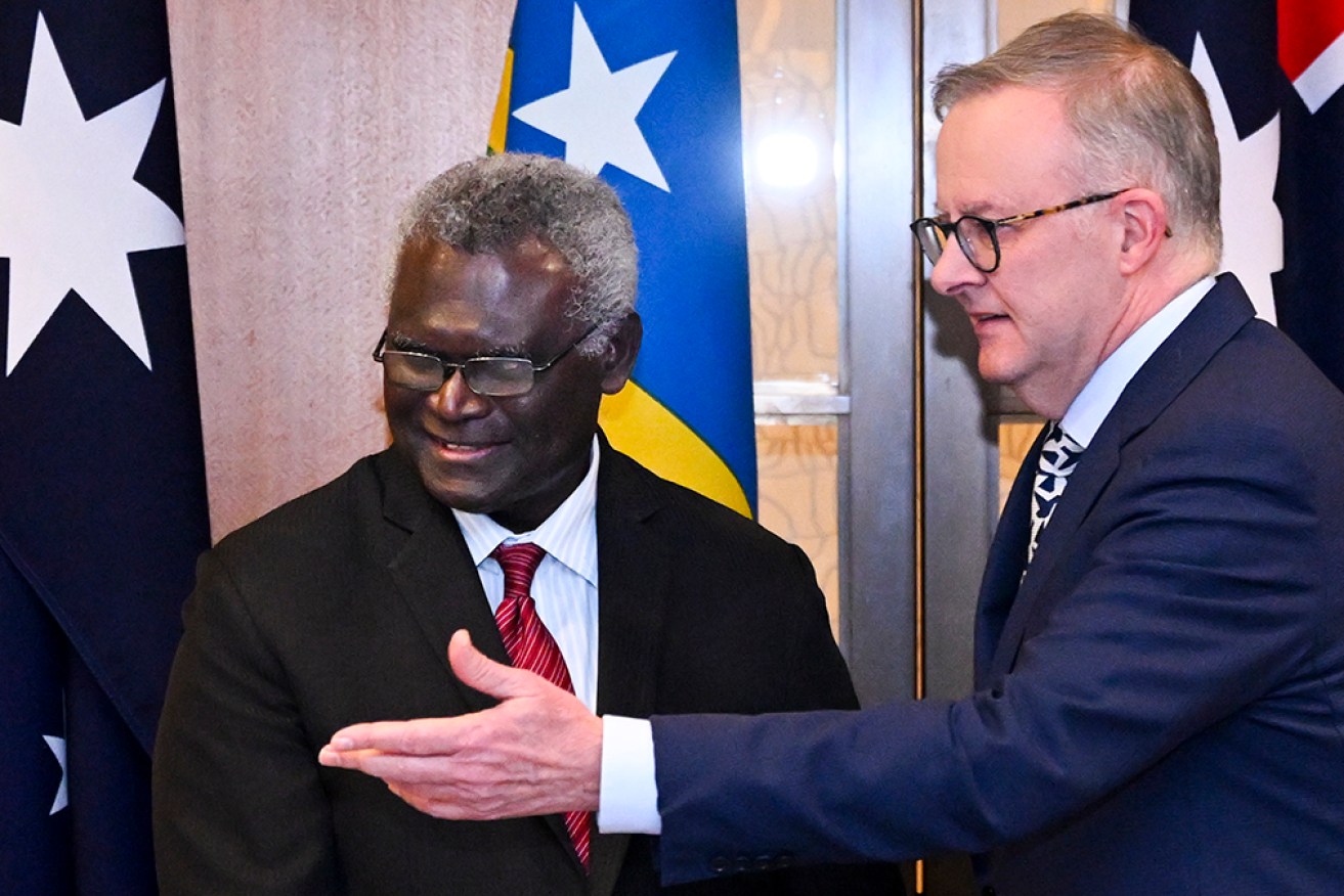 Australia has donated more than $1 million in weapons and vehicles to Solomon Islands police.