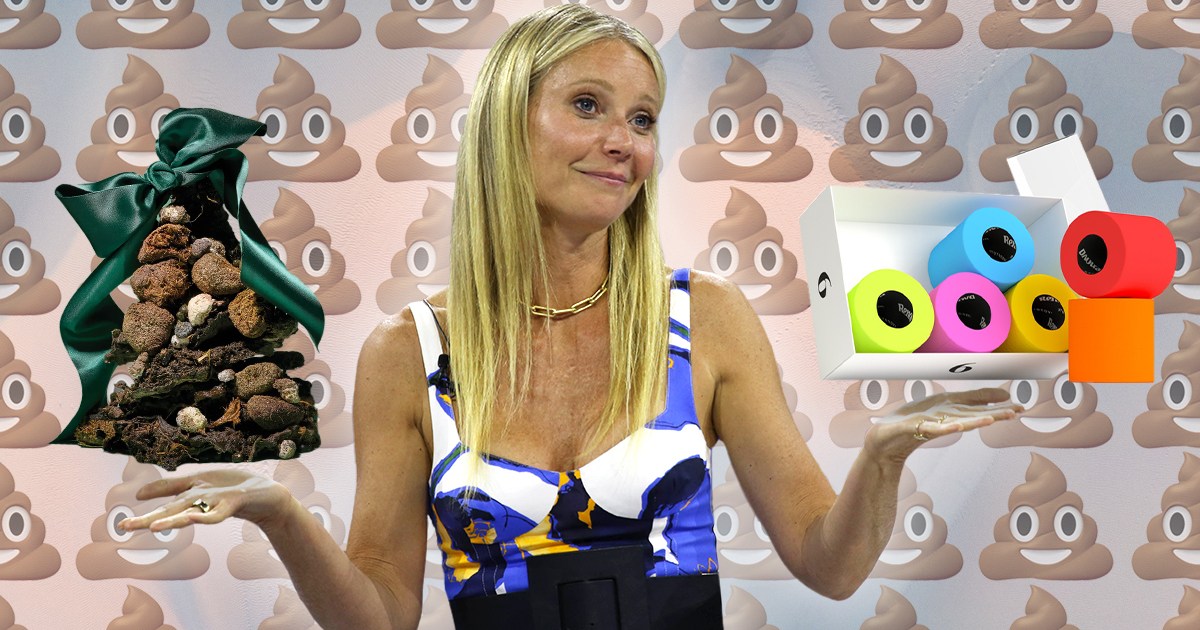 Poop Gloop Gwyneth Paltrow unveils poop-themed Goop gifting guide