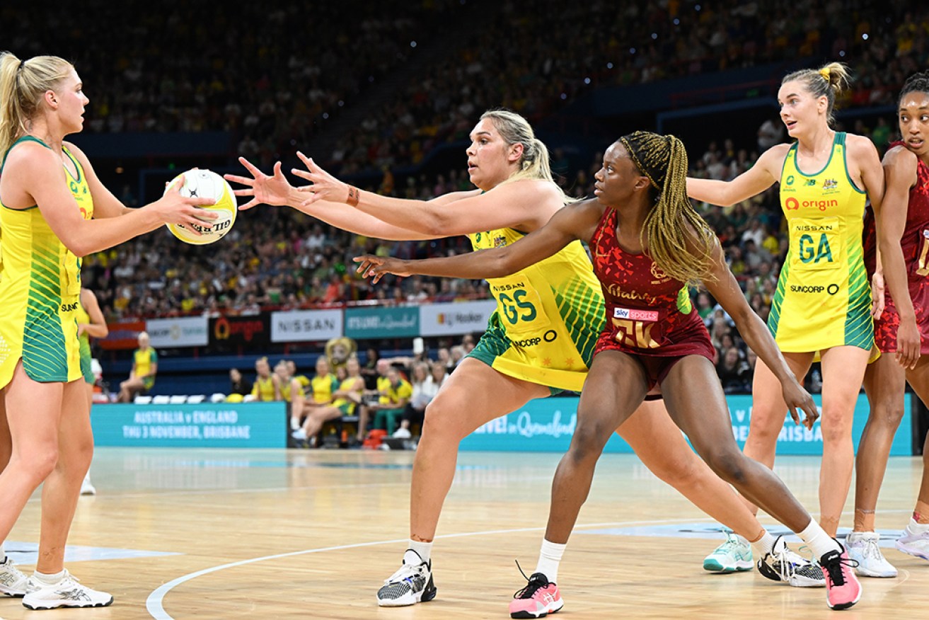 Goal shooter Donnell Wallam was outstanding as the Diamonds completed a 3-0 series clean sweep over England.