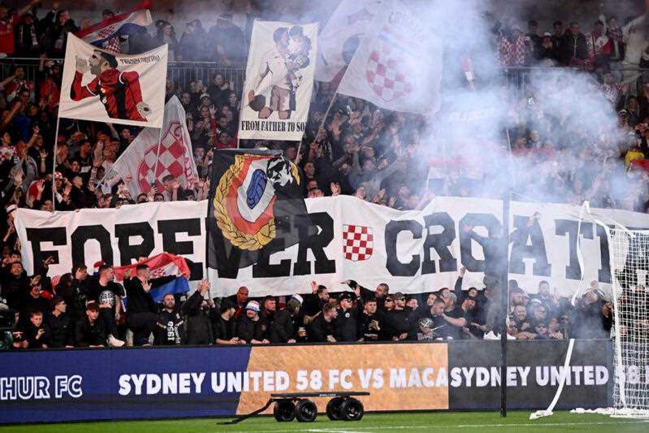 Sydney United 58 FC supporters turned out in big numbers for the Australia Cup final.