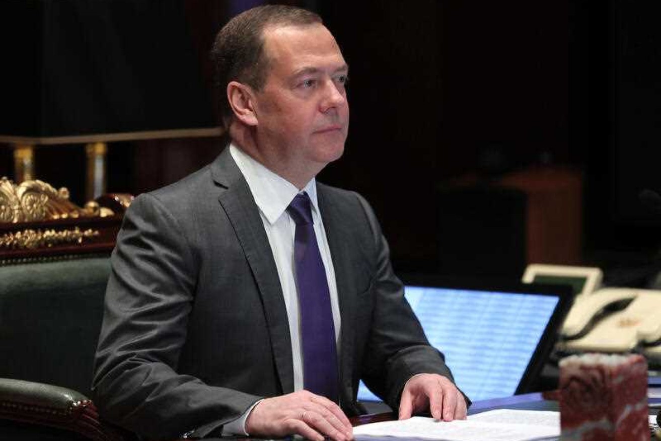Former Russian President Dmitry Medvedev says Russia's war in Ukraine is a conflict with Satan