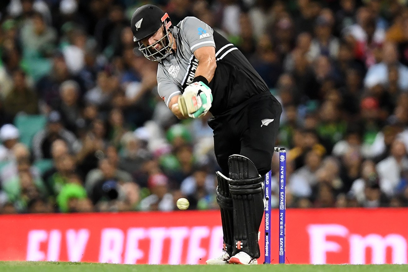 Daryl Mitchell's undefeated 53 of 35 balls proved in vain as NZ crashed out of a World Cup again.